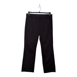 JM Collection brown flat front straight legs pants size 14